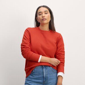 Everlane The Off-Duty Terry Crew Red Base - Size M, excellent condition